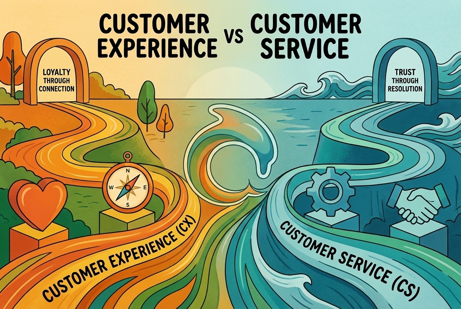 Customer Service vs Customer Experience Explained
