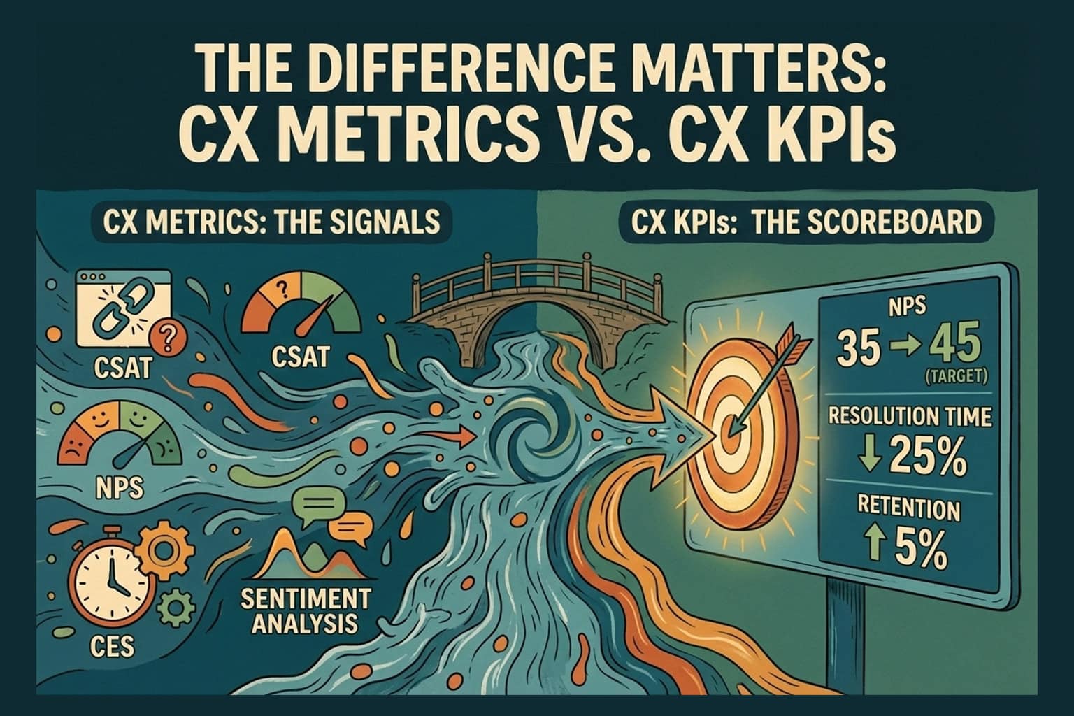 CX Metrics vs CX KPIs: What’s the Difference & Why It Matters
