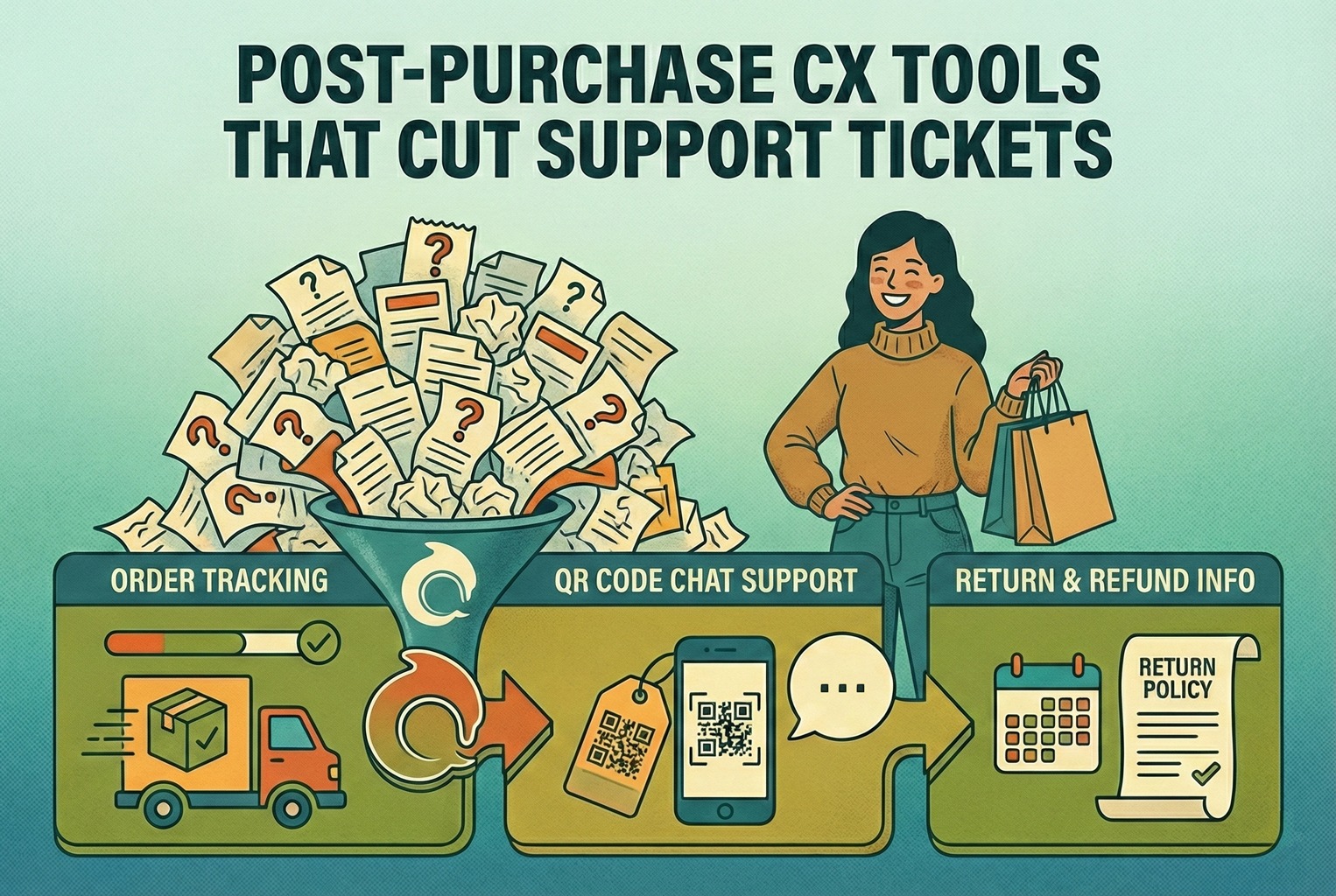 Post-Purchase CX Tools That Cut Support Tickets
