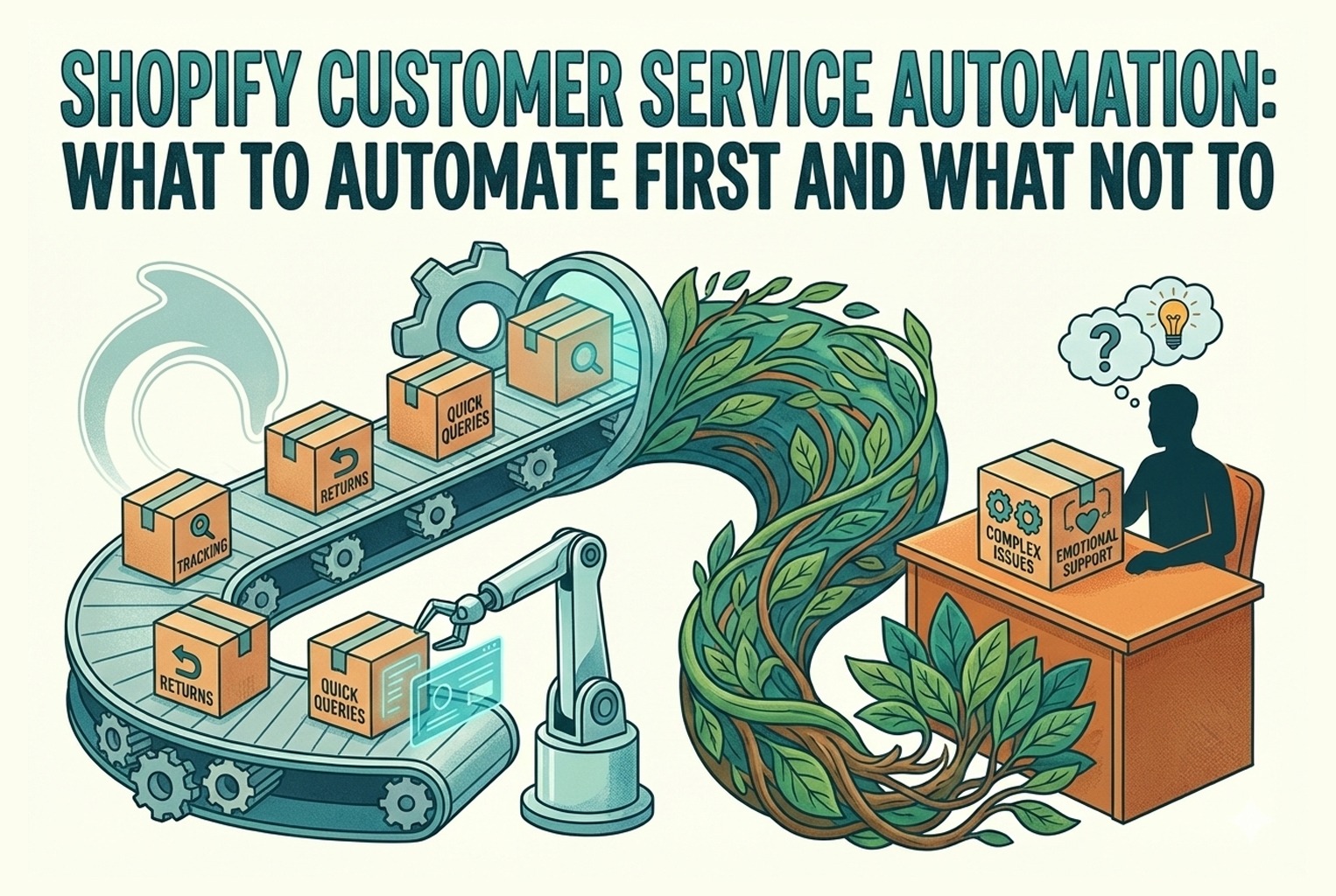 Shopify customer service automation: what to automate first and what not to