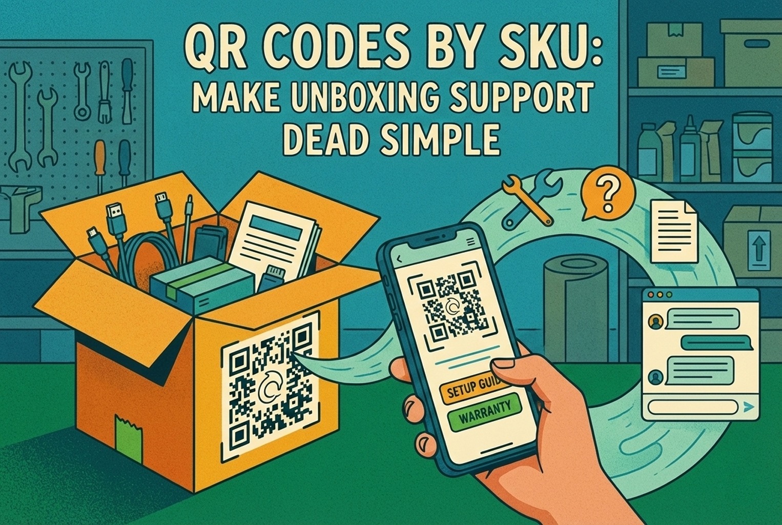QR Codes by SKU: Make Unboxing Support Dead Simple